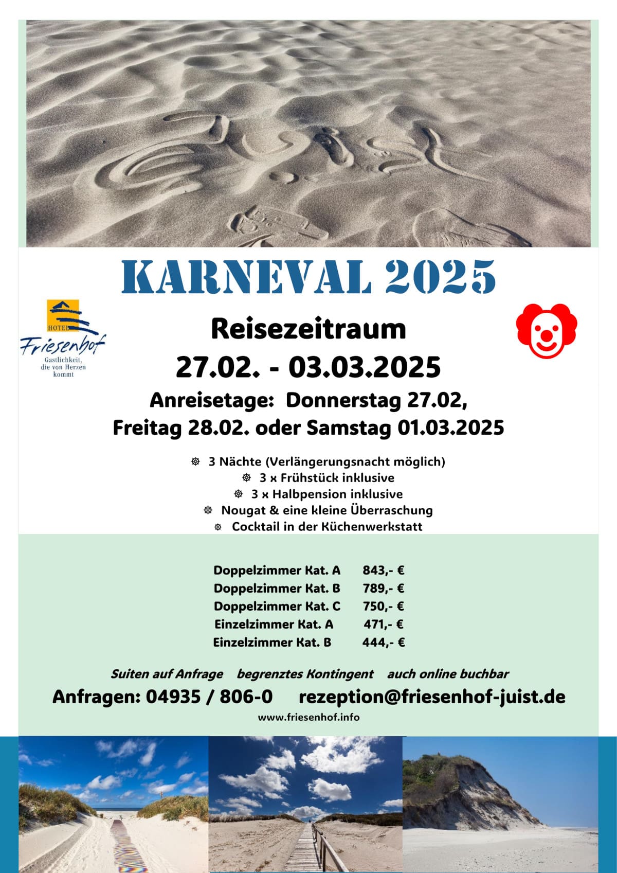 Angebot Karneval 2025